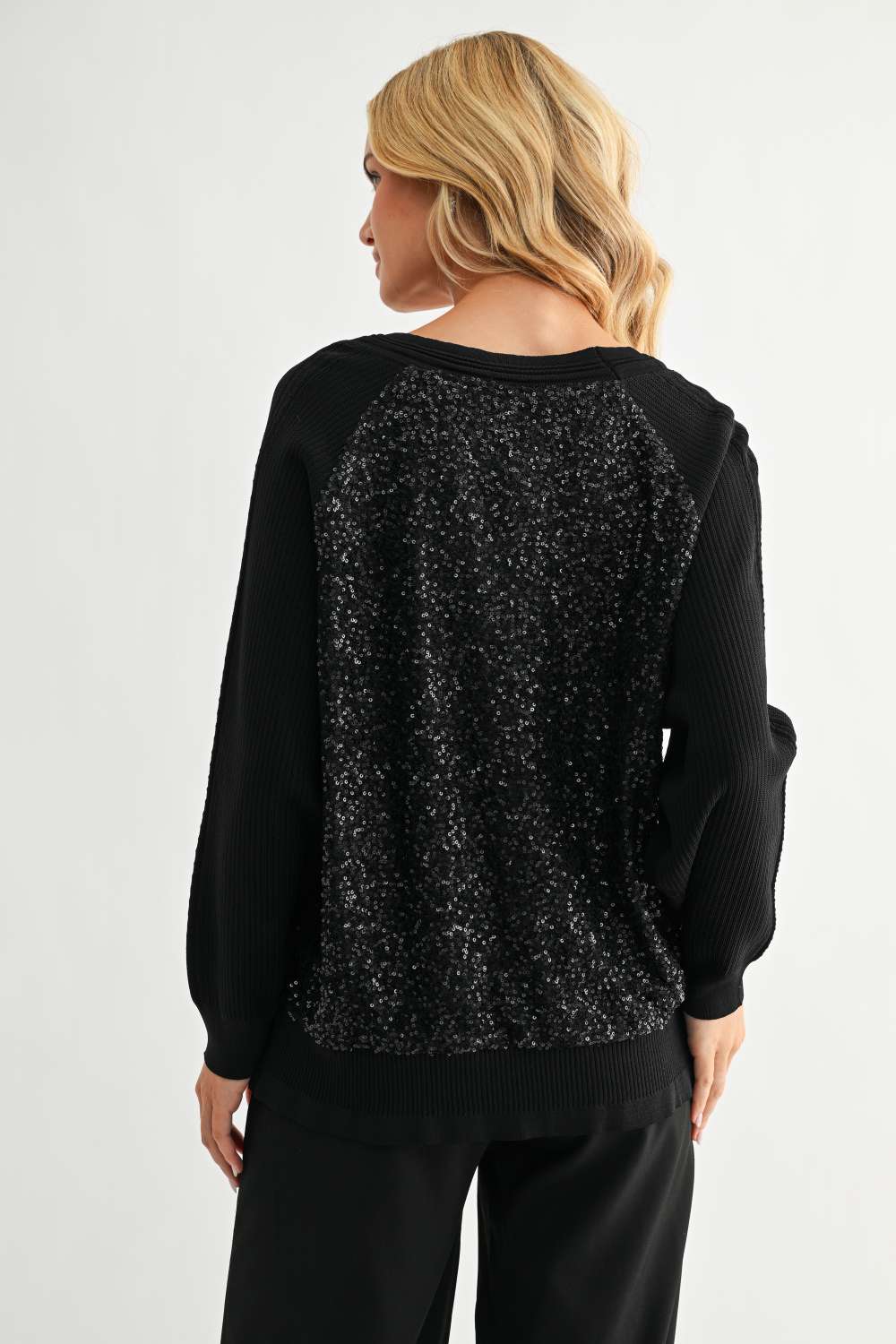 Justine Knitted Cardigan with Sequin