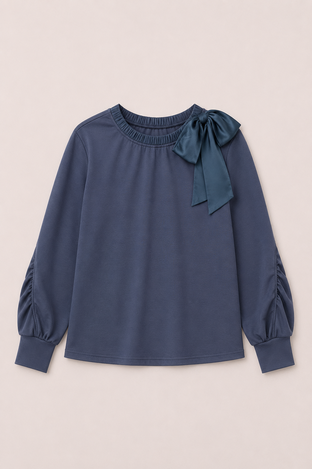 Karl Knit Bow-Tie Shoulder Top