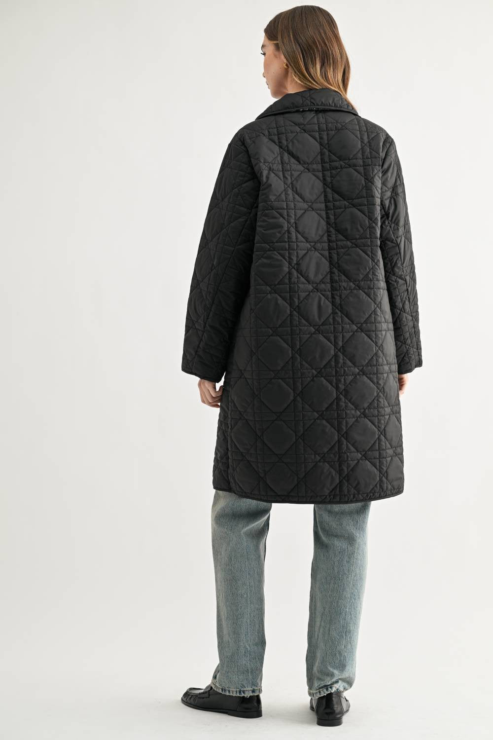 Joselyn Quilted Longline Puffer Jacket