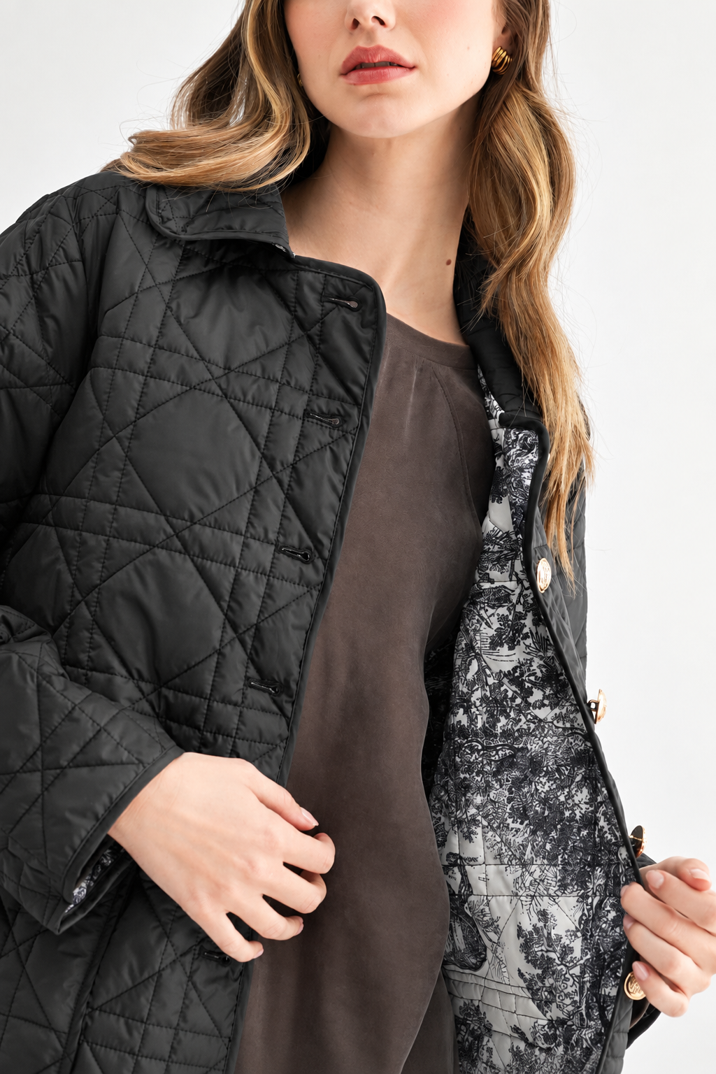 Joselyn Quilted Longline Puffer Jacket