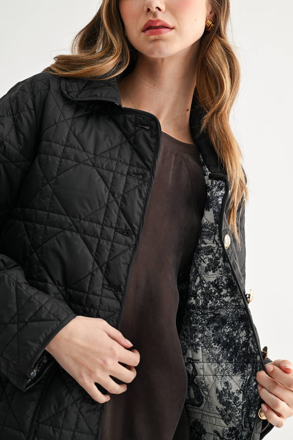 Joselyn Quilted Longline Puffer Jacket