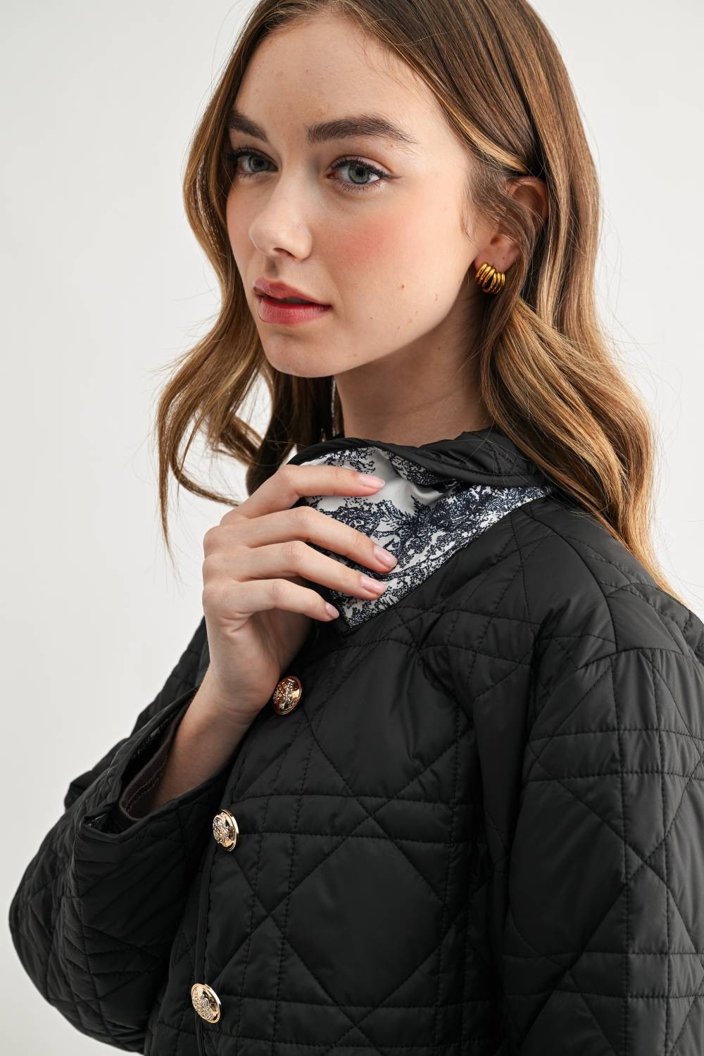 Joselyn Quilted Longline Puffer Jacket