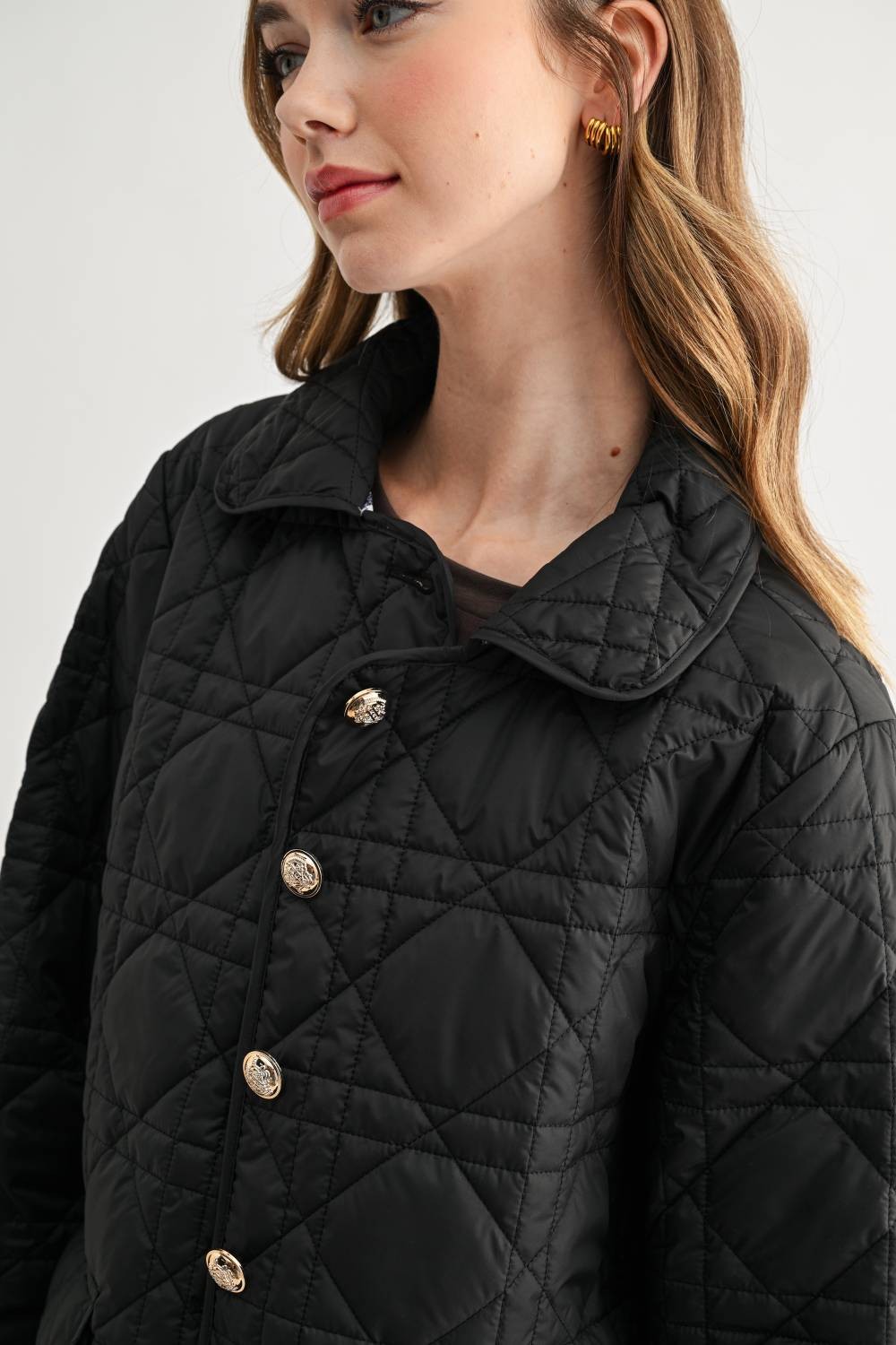 Joselyn Quilted Longline Puffer Jacket