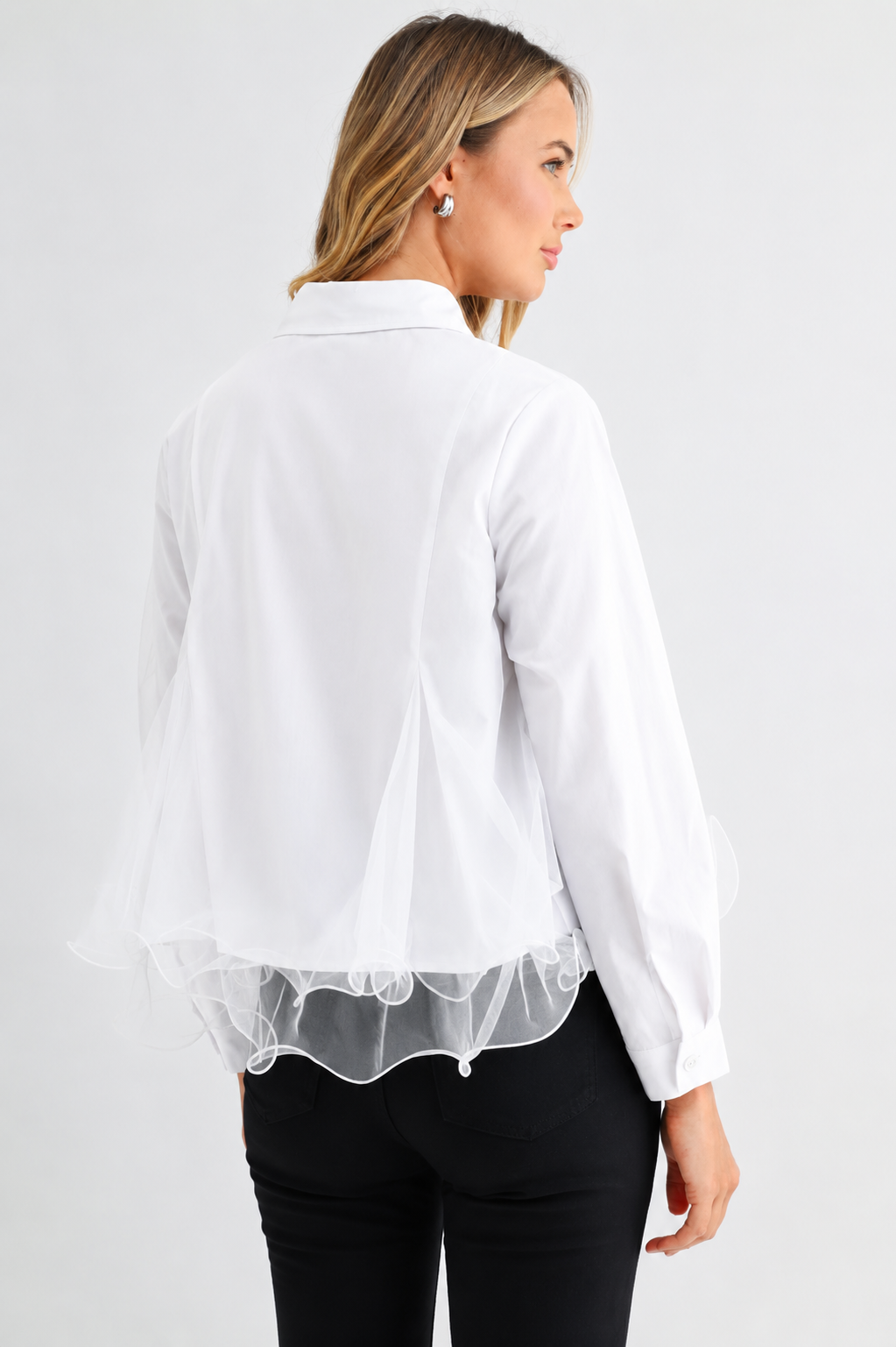 Camila Mesh Organza Blouse