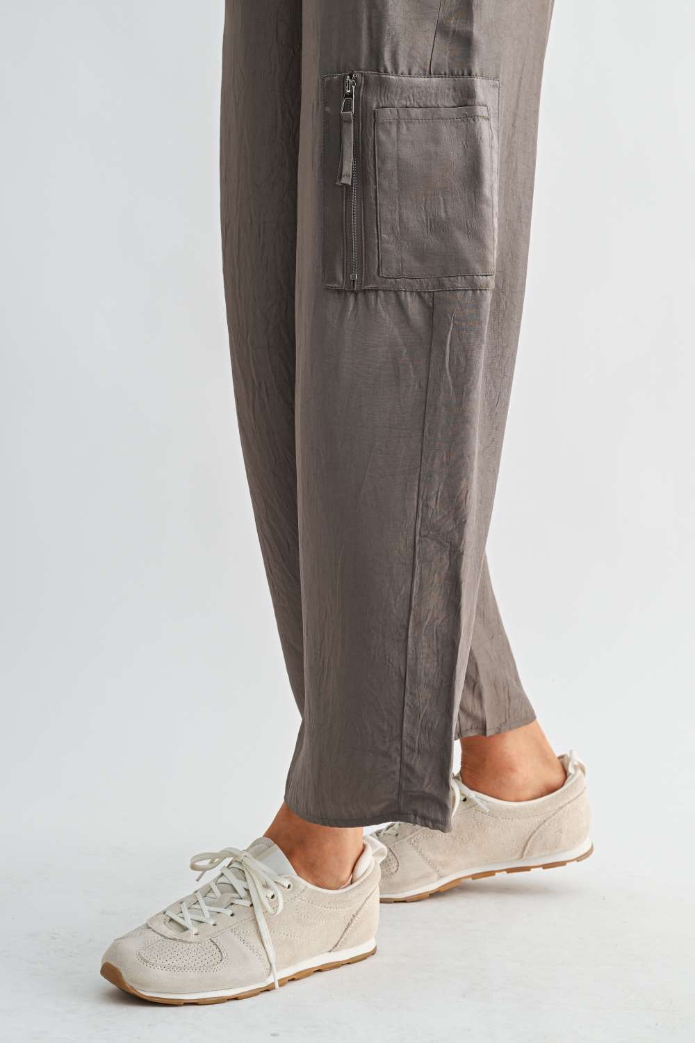 Corbin Wide-Leg Parachute Utility Pants