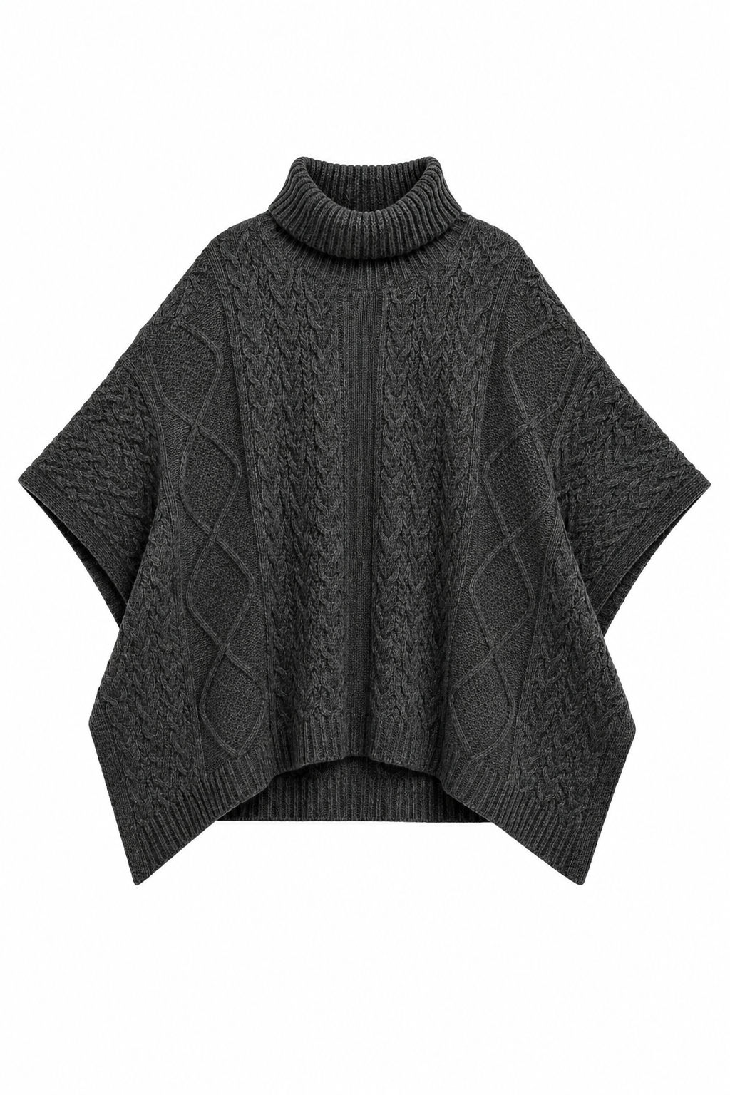Samuel Cable Knit Sweater Poncho
