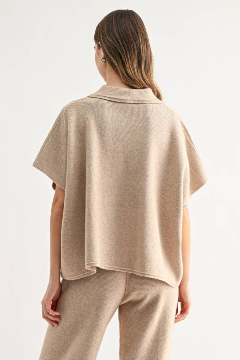 Sean Knitted Collar Top