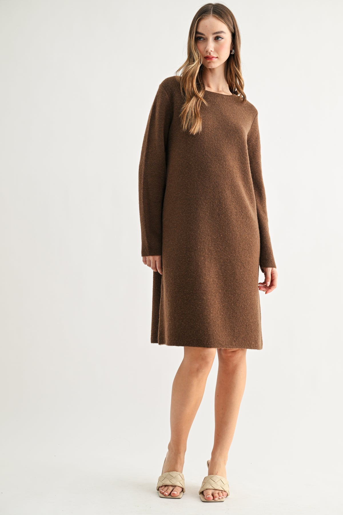 Sally Knitted Sweater Dress