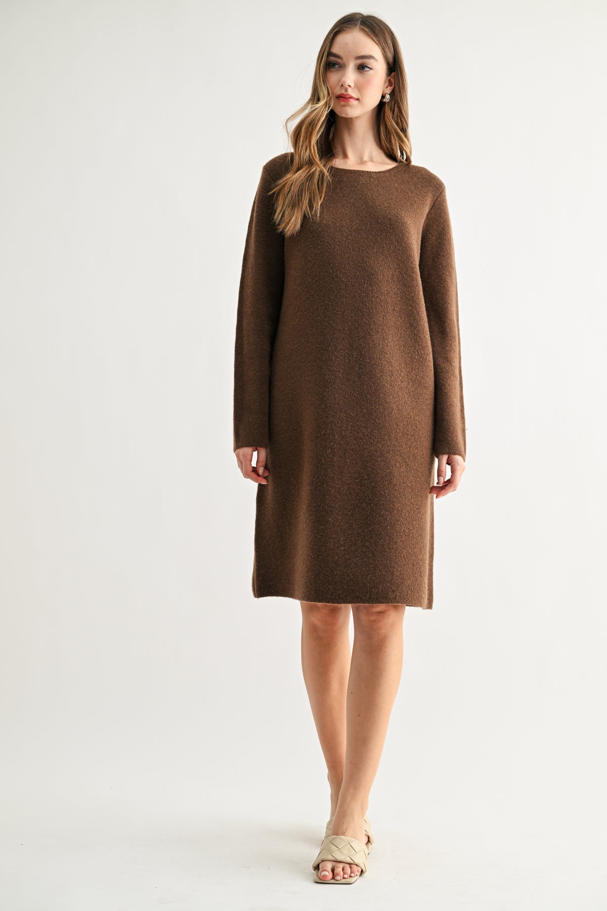 Sally Knitted Sweater Dress