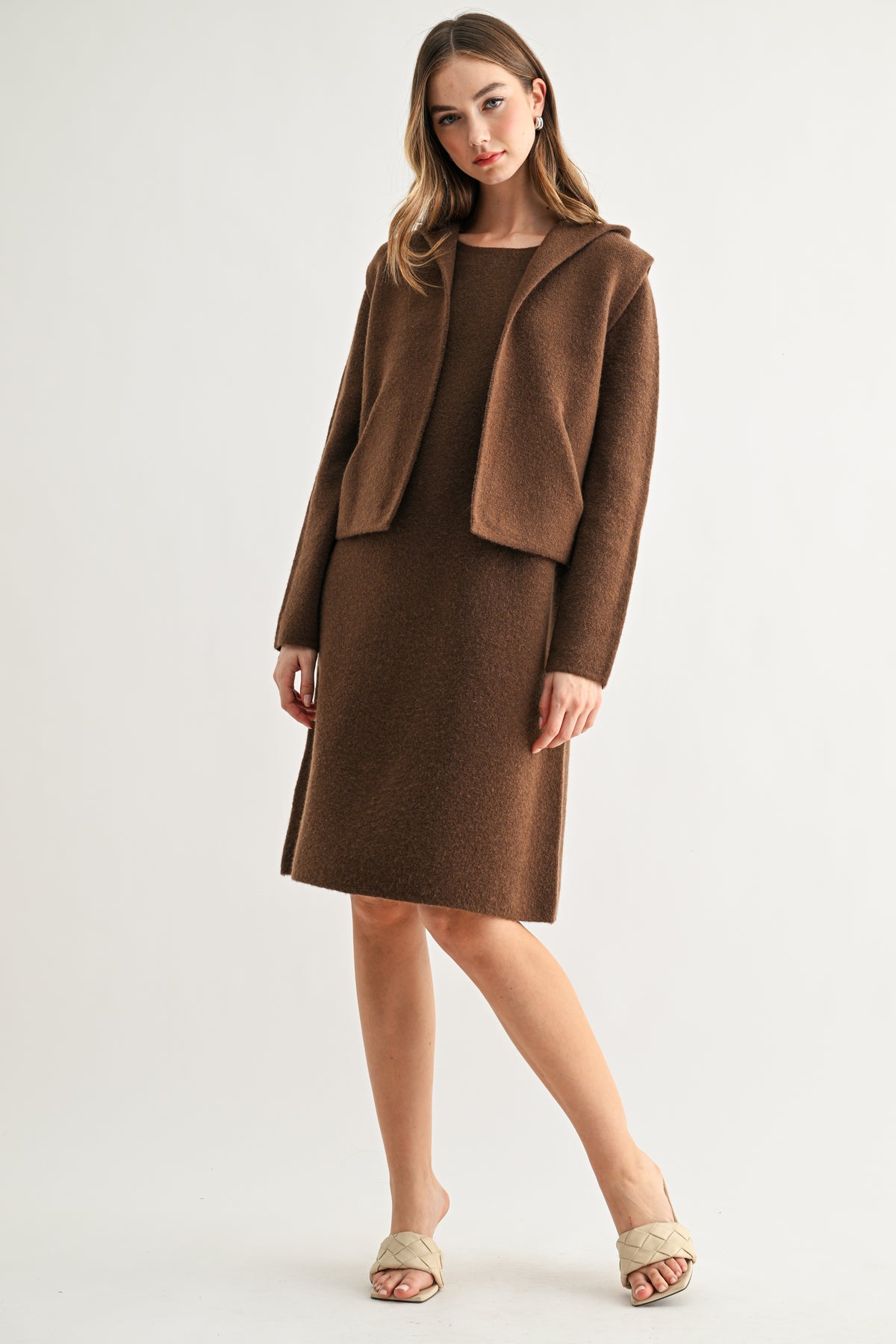 Sally Knitted Sweater Dress