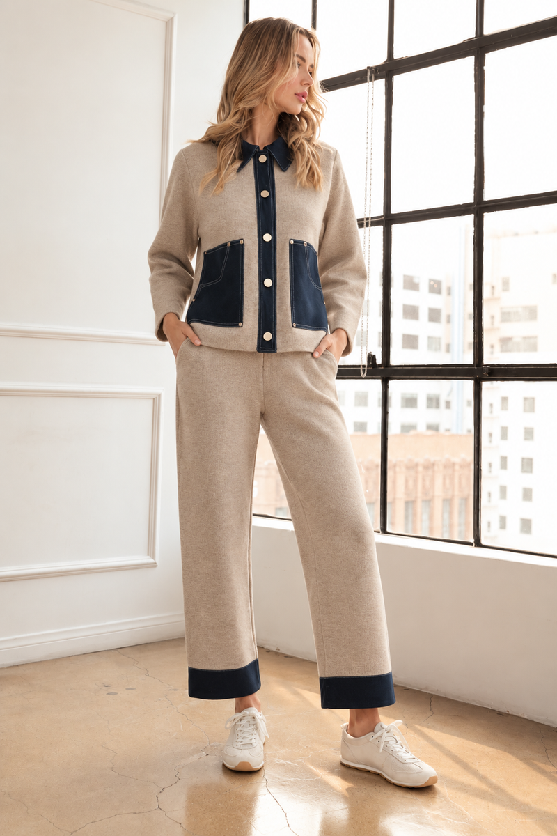 Sorah Textured Knit Pant | JOH Apparel