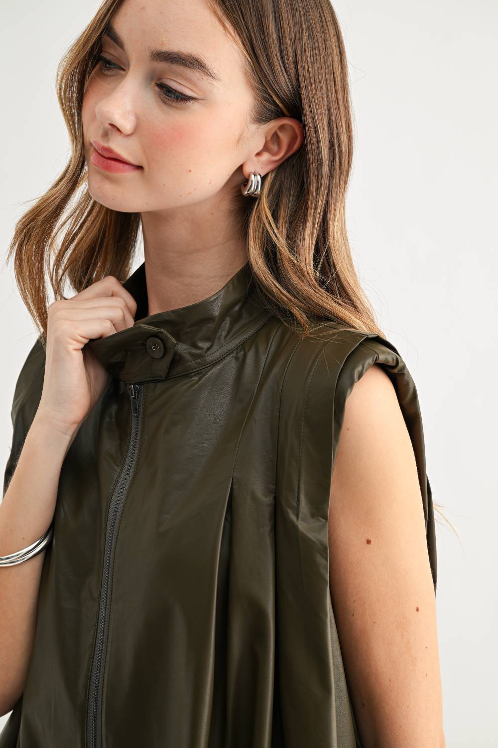 Liam Leather Vest