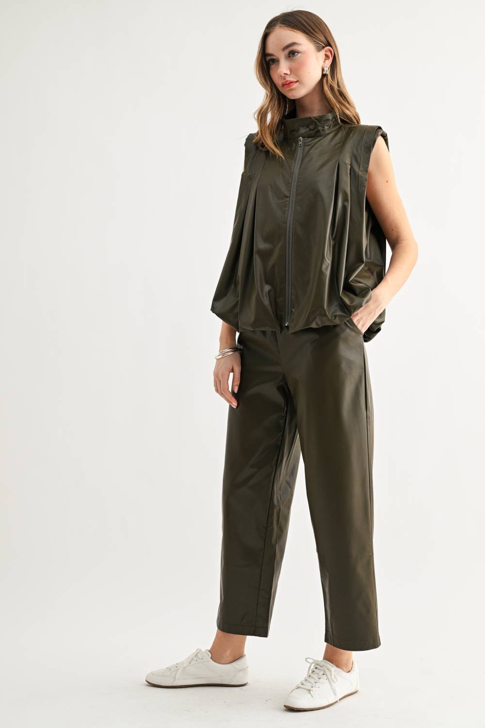 Liam Leather Vest
