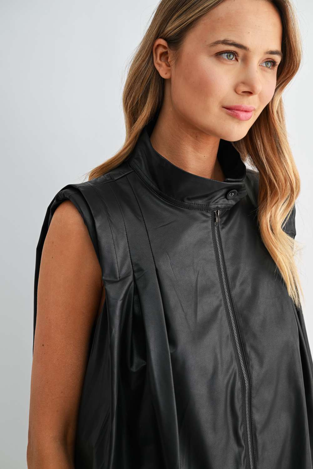 Liam Leather Vest