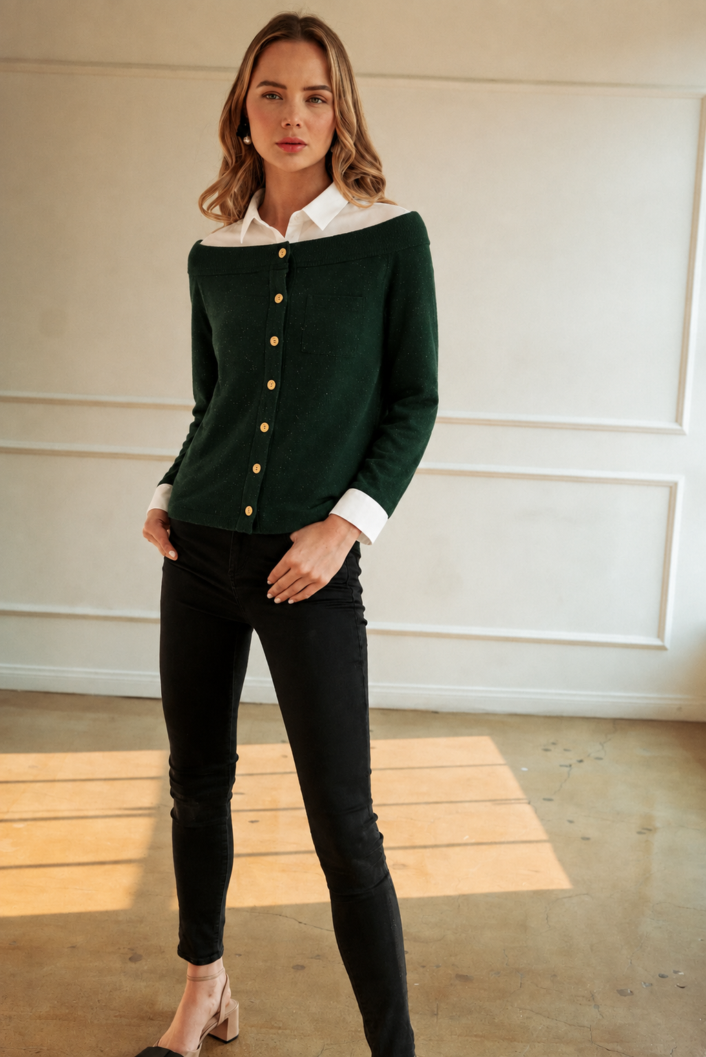 Sakari Off-Shoulder Knit Top