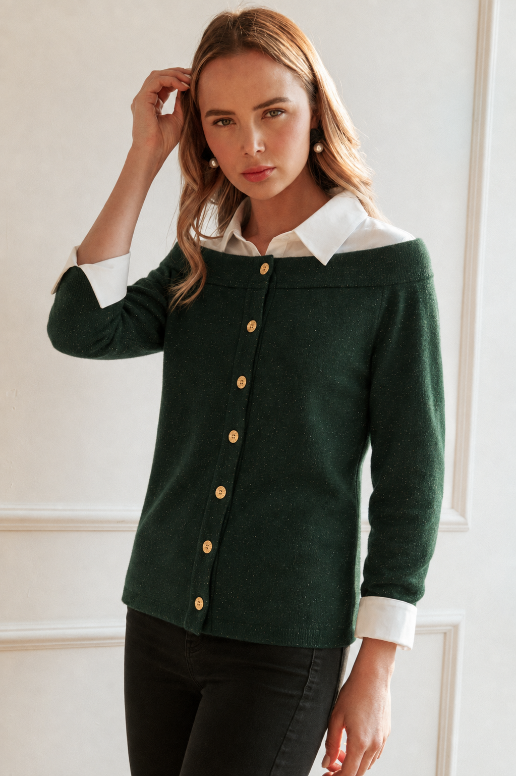 Sakari Off-Shoulder Knit Top