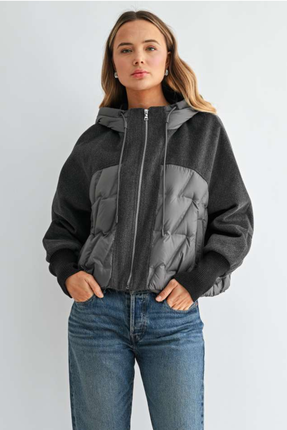 Johan Goose Down Quilted Puffer Jacket