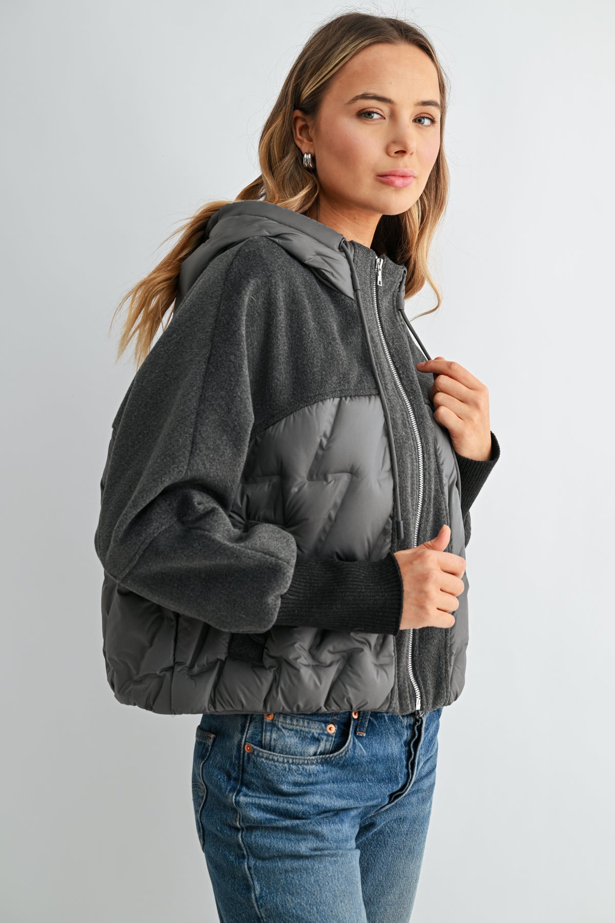 Johan Goose Down Quilted Puffer Jacket