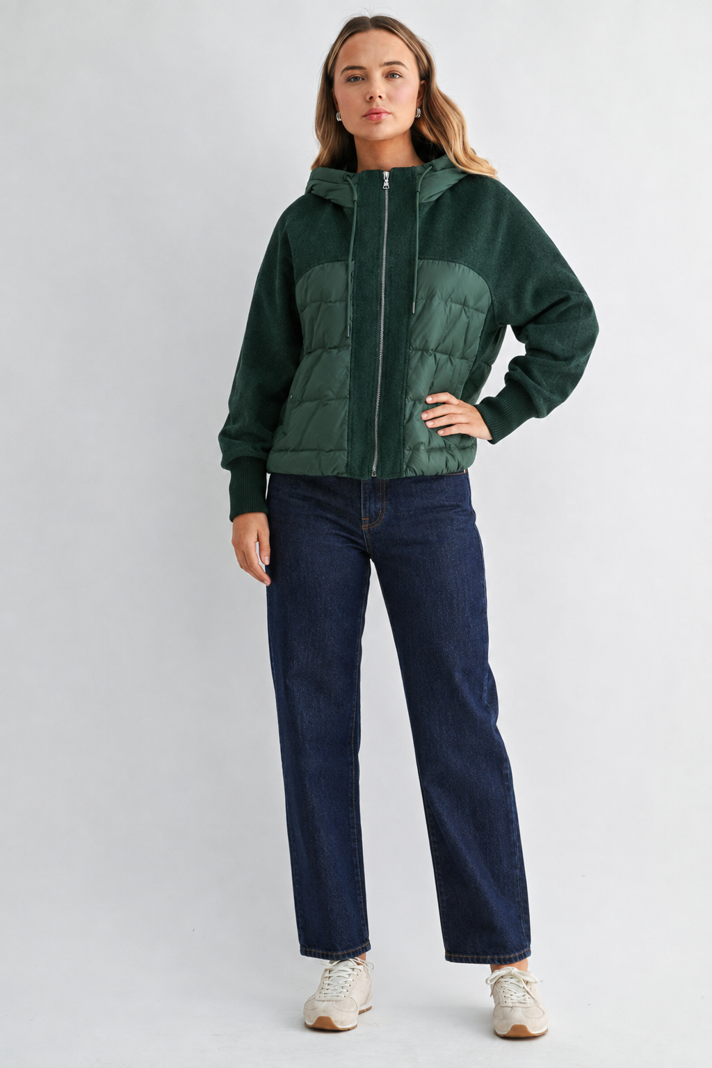 Johan Goose Down Quilted Puffer Jacket