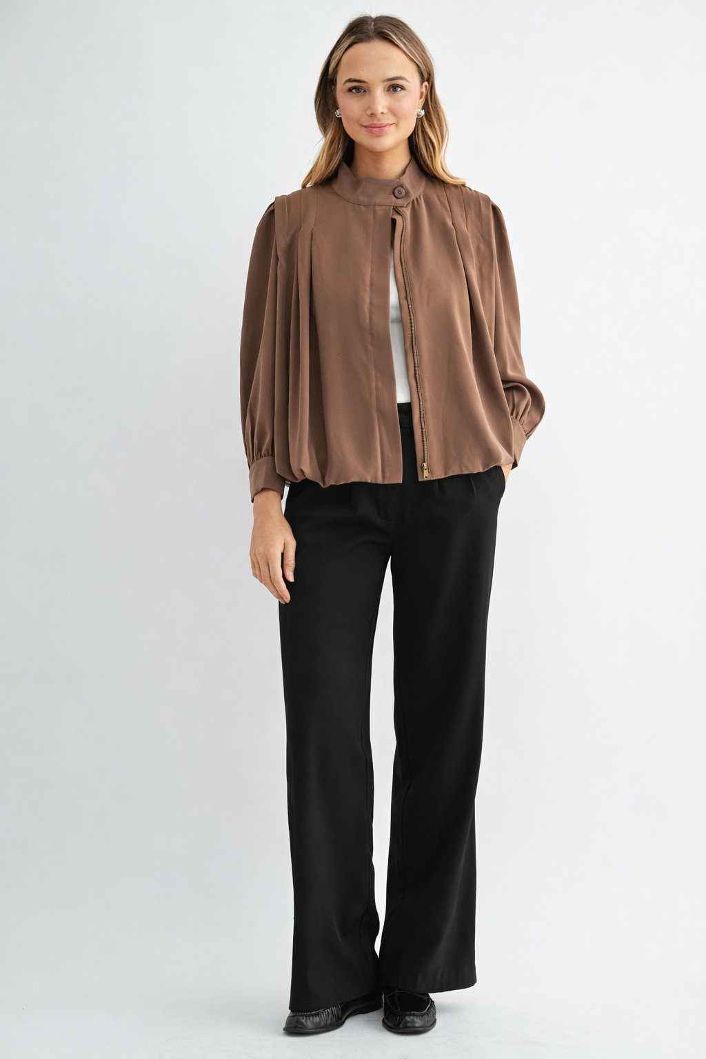 Jomary Woven Cupro Jacket