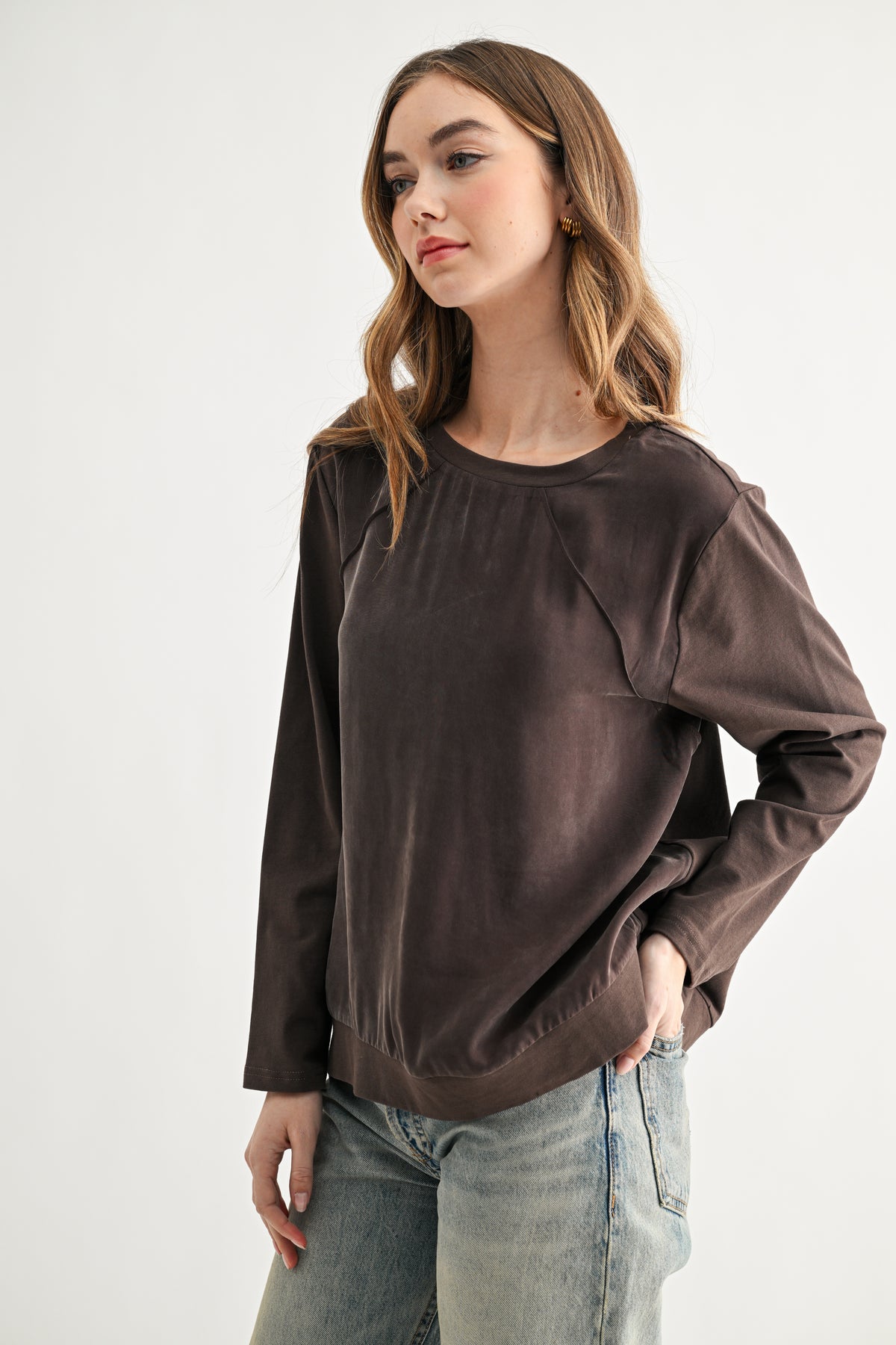 Kate Mixed Media Top