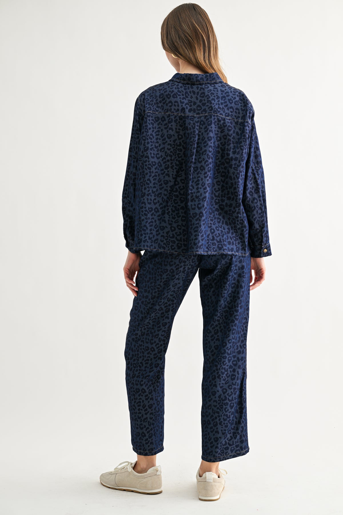 Cairo Woven Animal Print Pant
