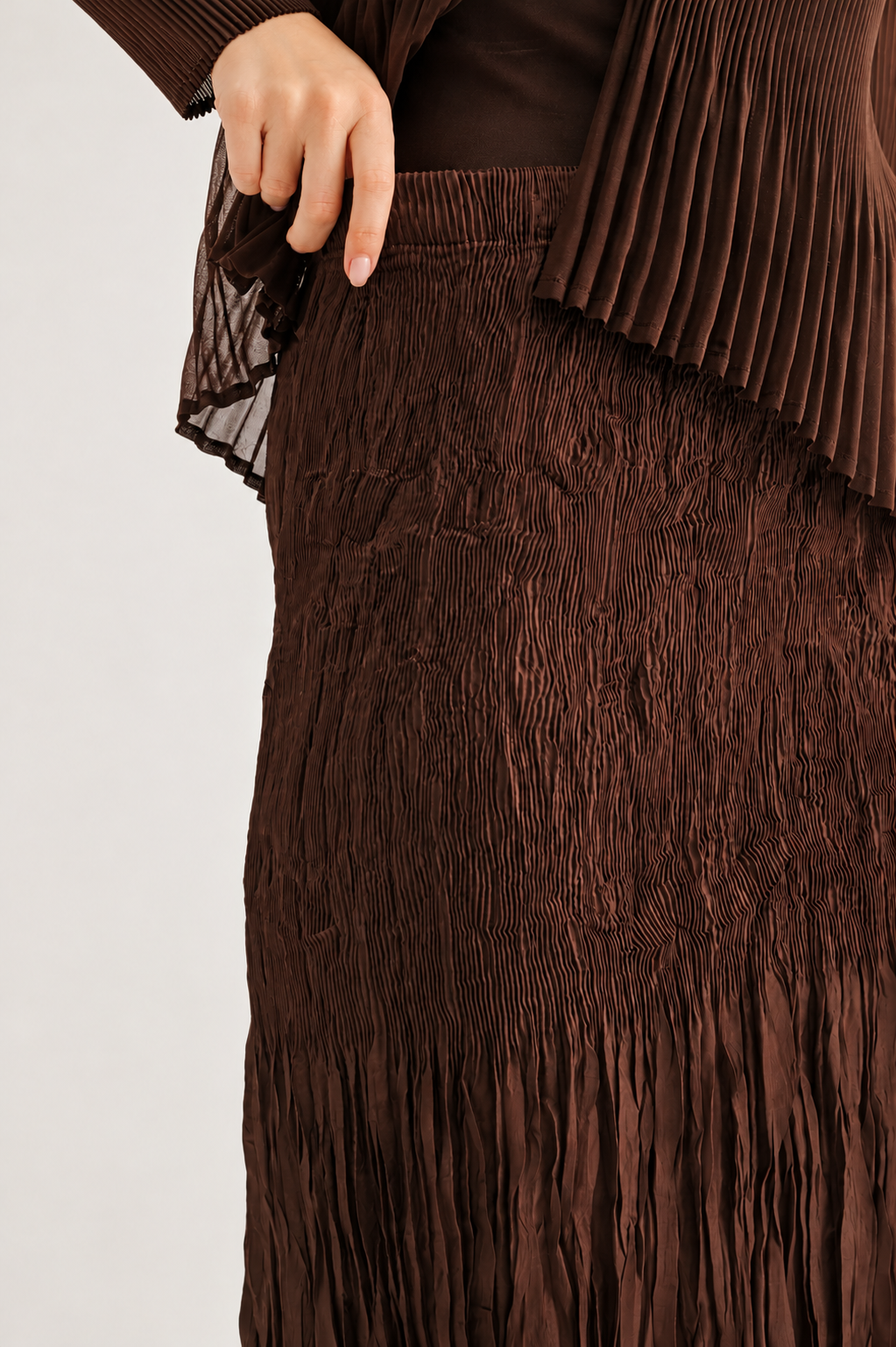 Connor Crinkle Pleated with Smocking Skirt
