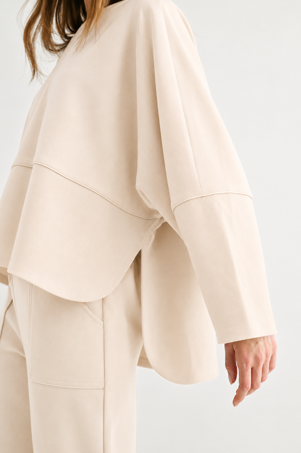 Krista Knit Matte Crepe Knit Top