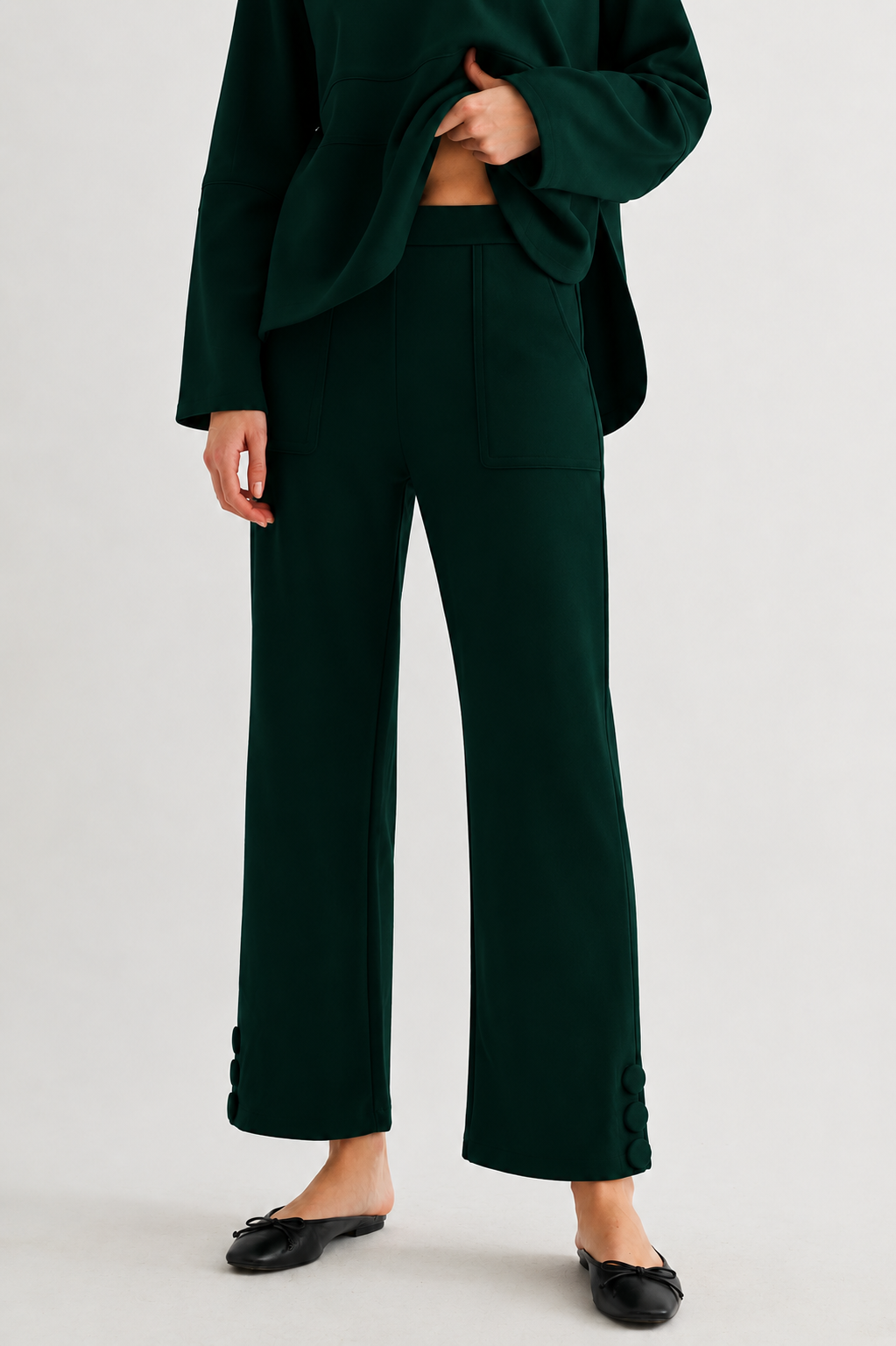 Kurtis Matte Crepe Knit Pant