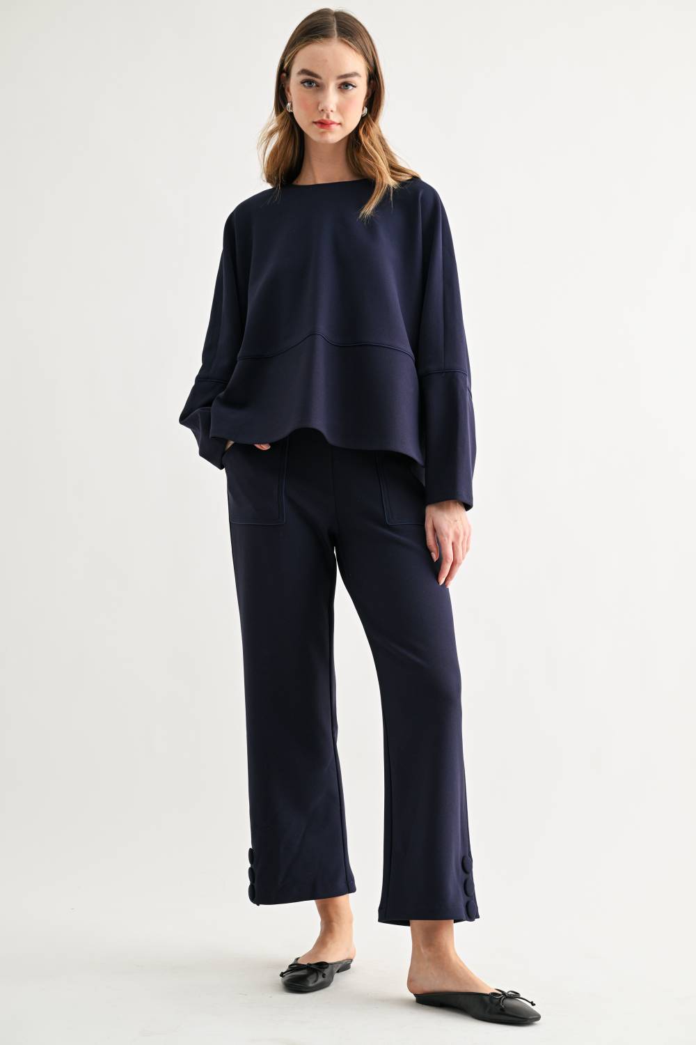 Kurtis Matte Crepe Knit Pant
