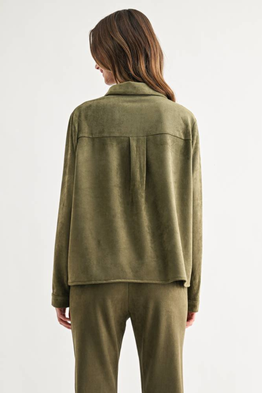Azalea Stretch Suede Top