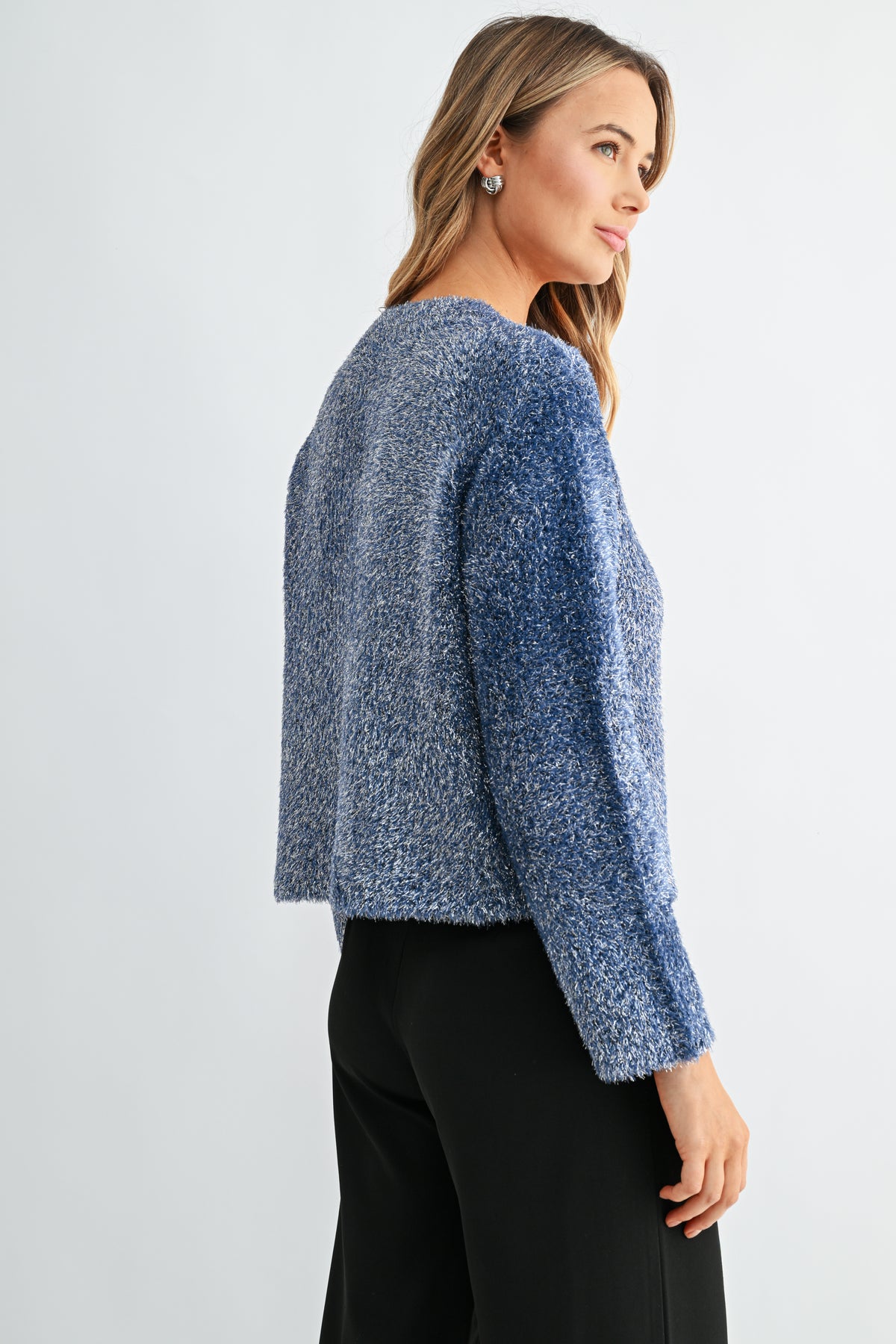 Stephanie Ribbon Bow Knit Cardigan