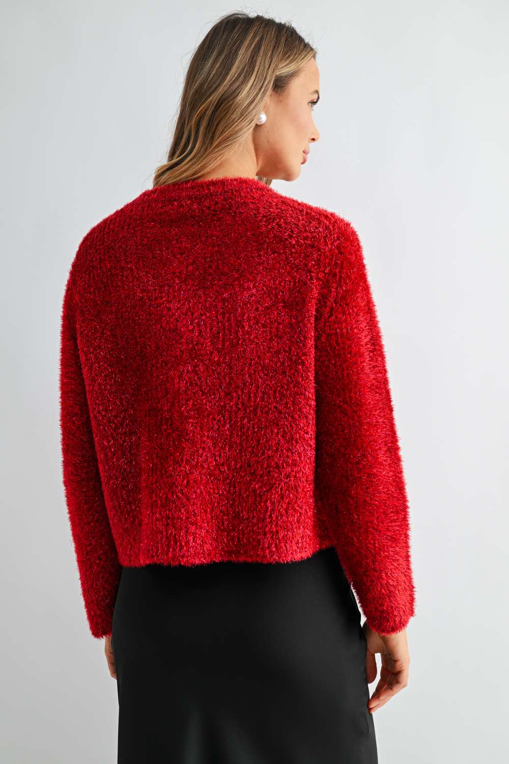 Stephanie Ribbon Bow Knit Cardigan