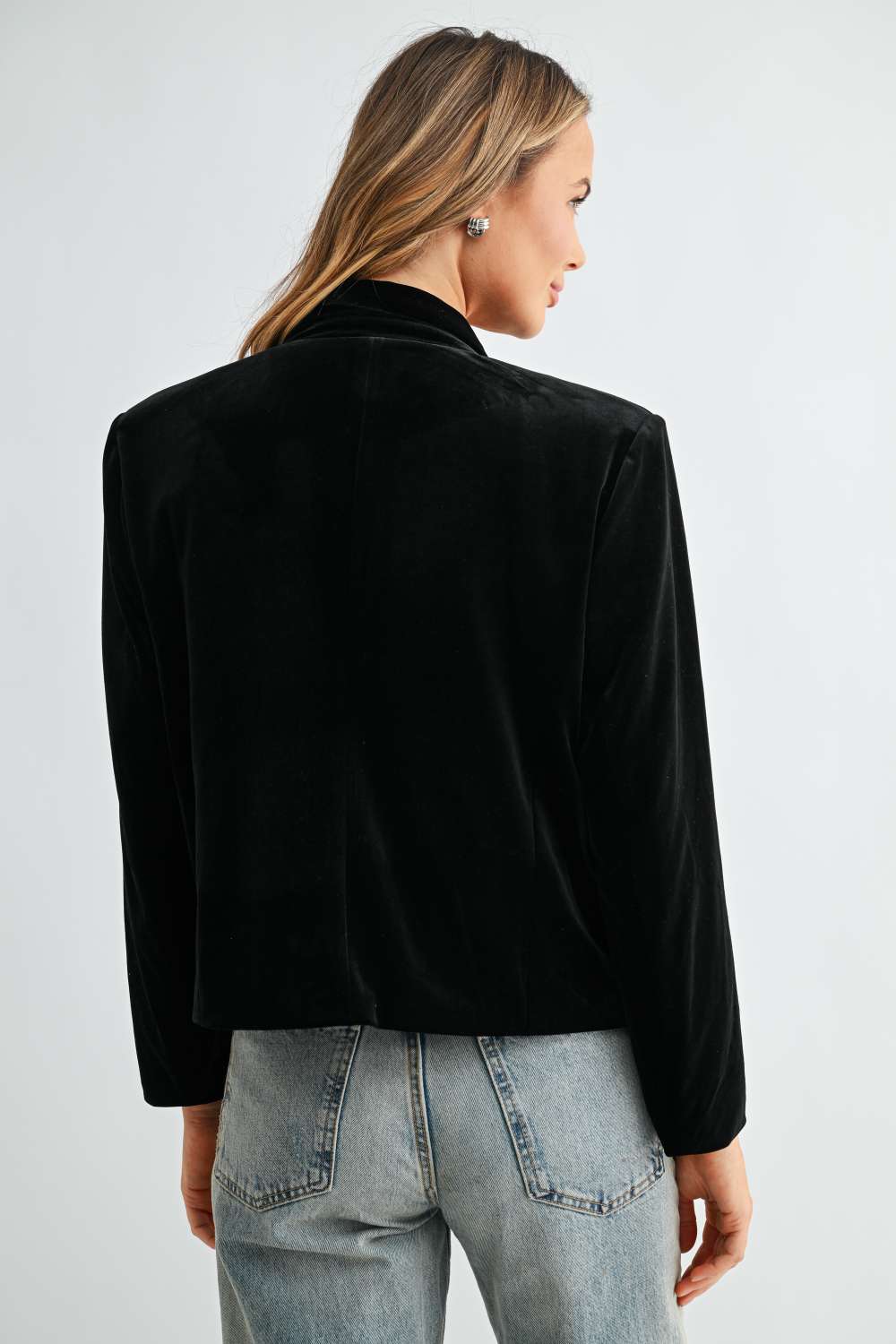 Jessamine Velvet Ribbon Bow Jacket