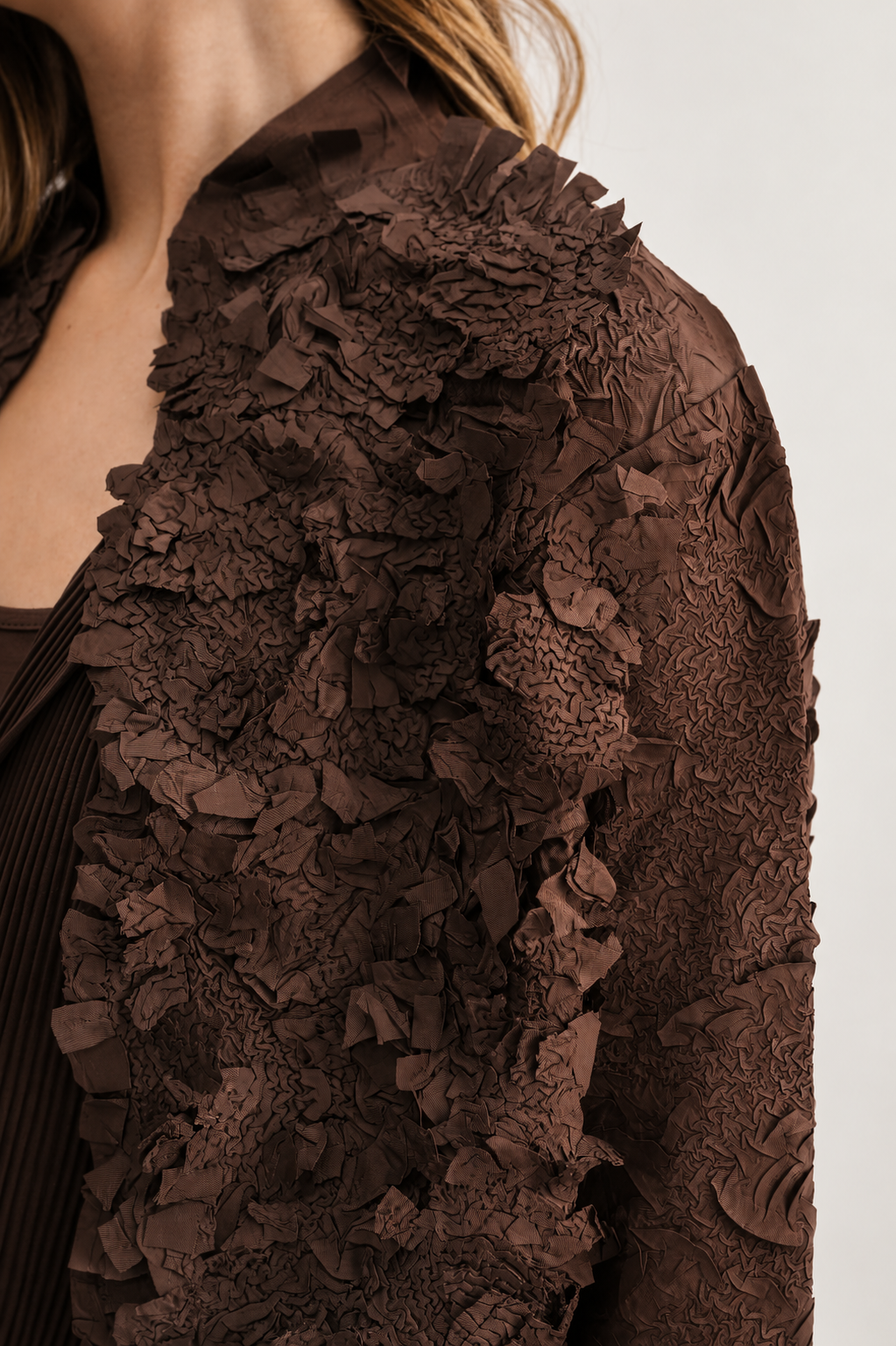 Carter Floral Textured Applique Cardigan
