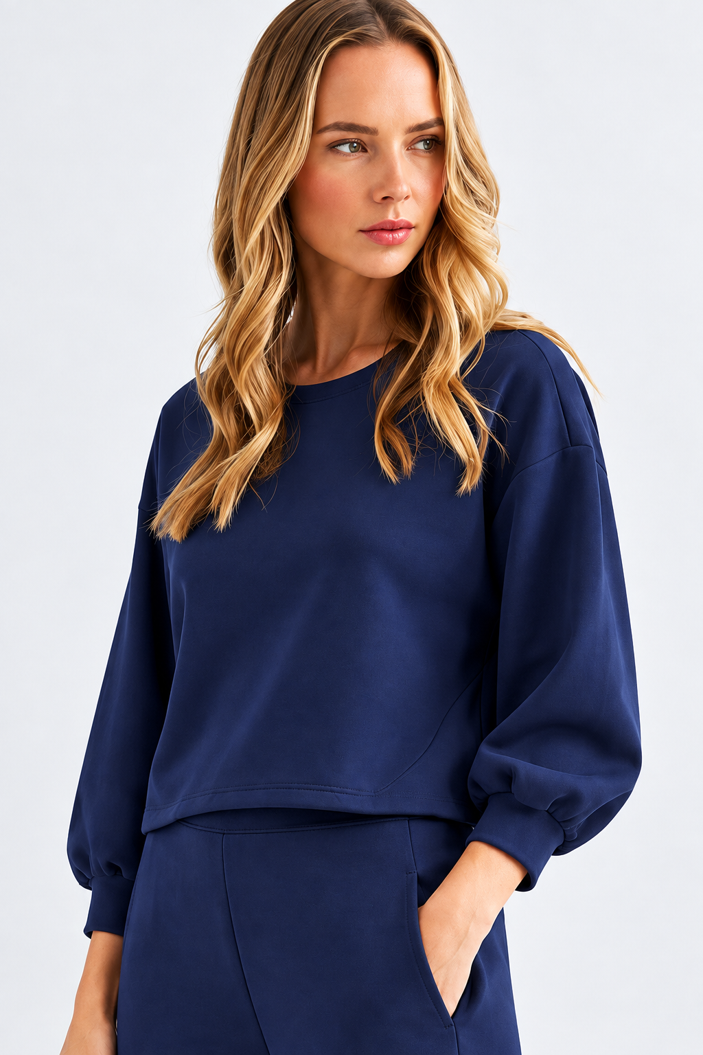 Florina Stretch French Scuba Top