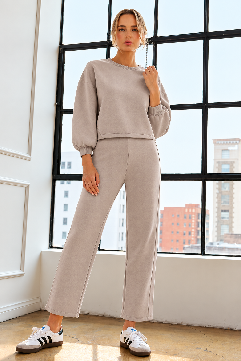 Florina Stretch French Scuba Top