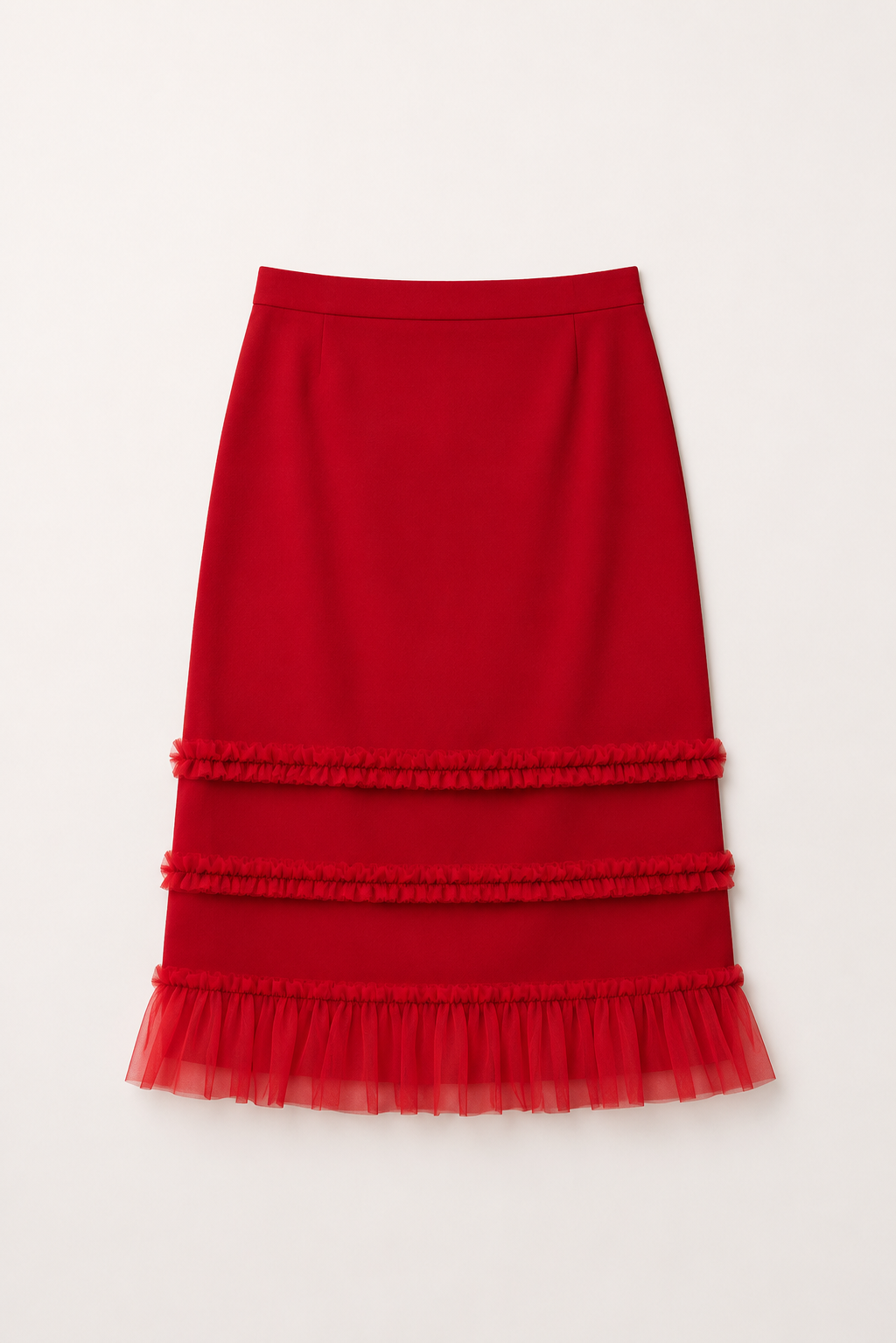 Kimora Knit Ruffle Skirt