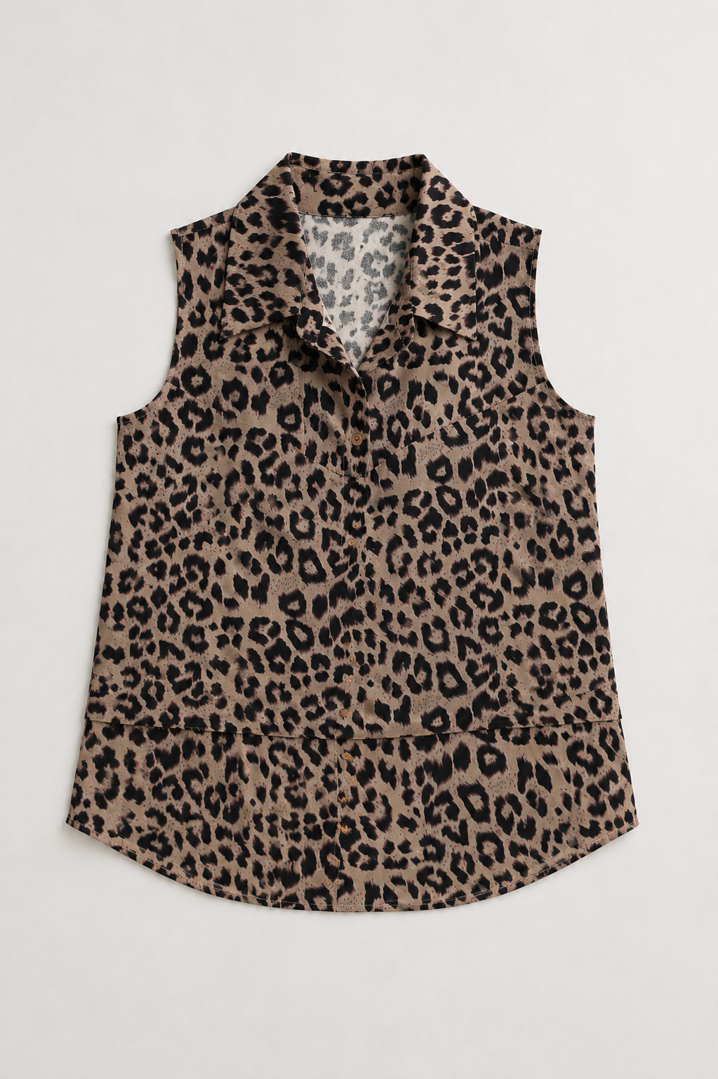 Caroline Sleeveless Collar Top
