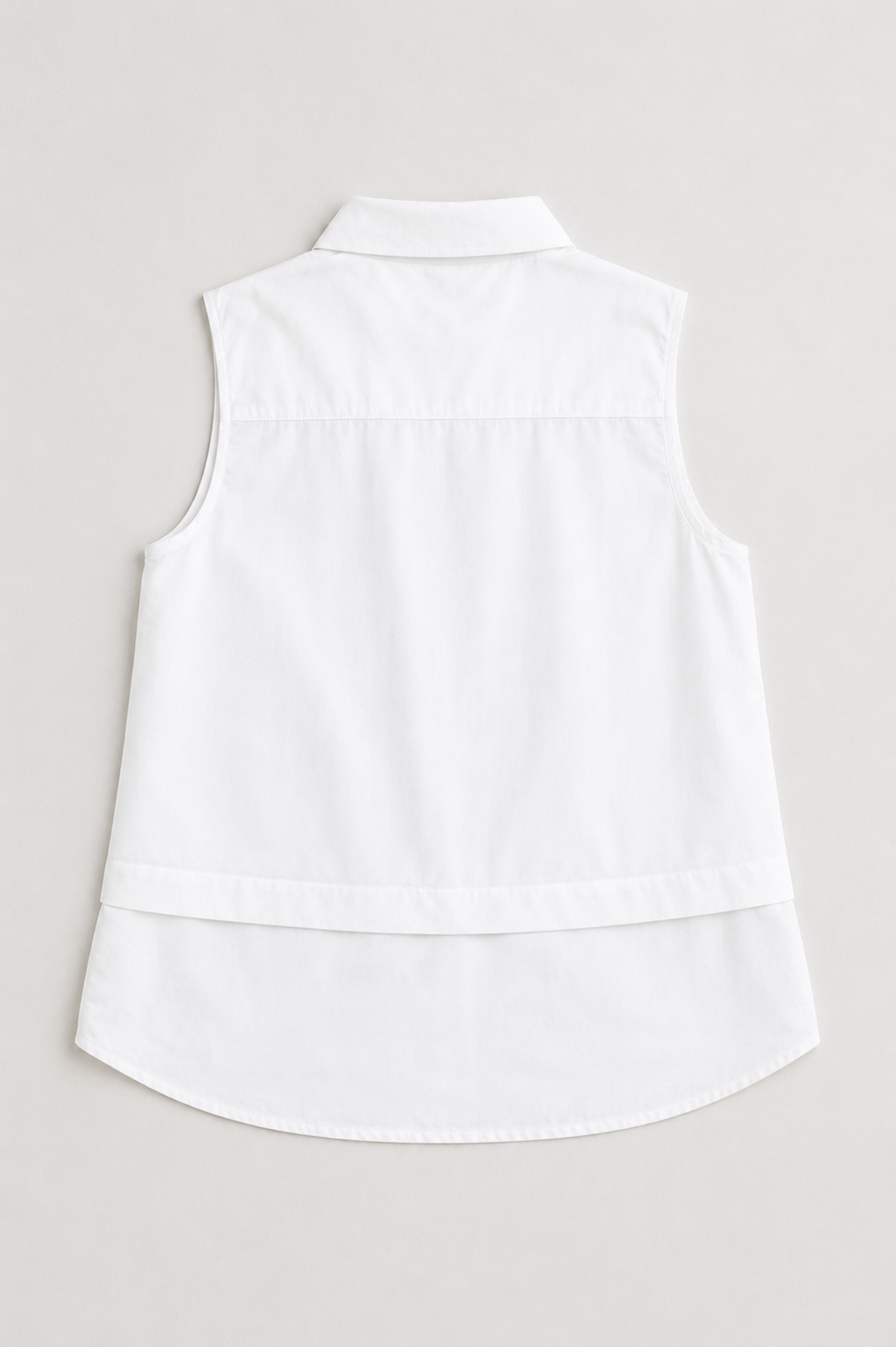 Caroline Sleeveless Collar Top