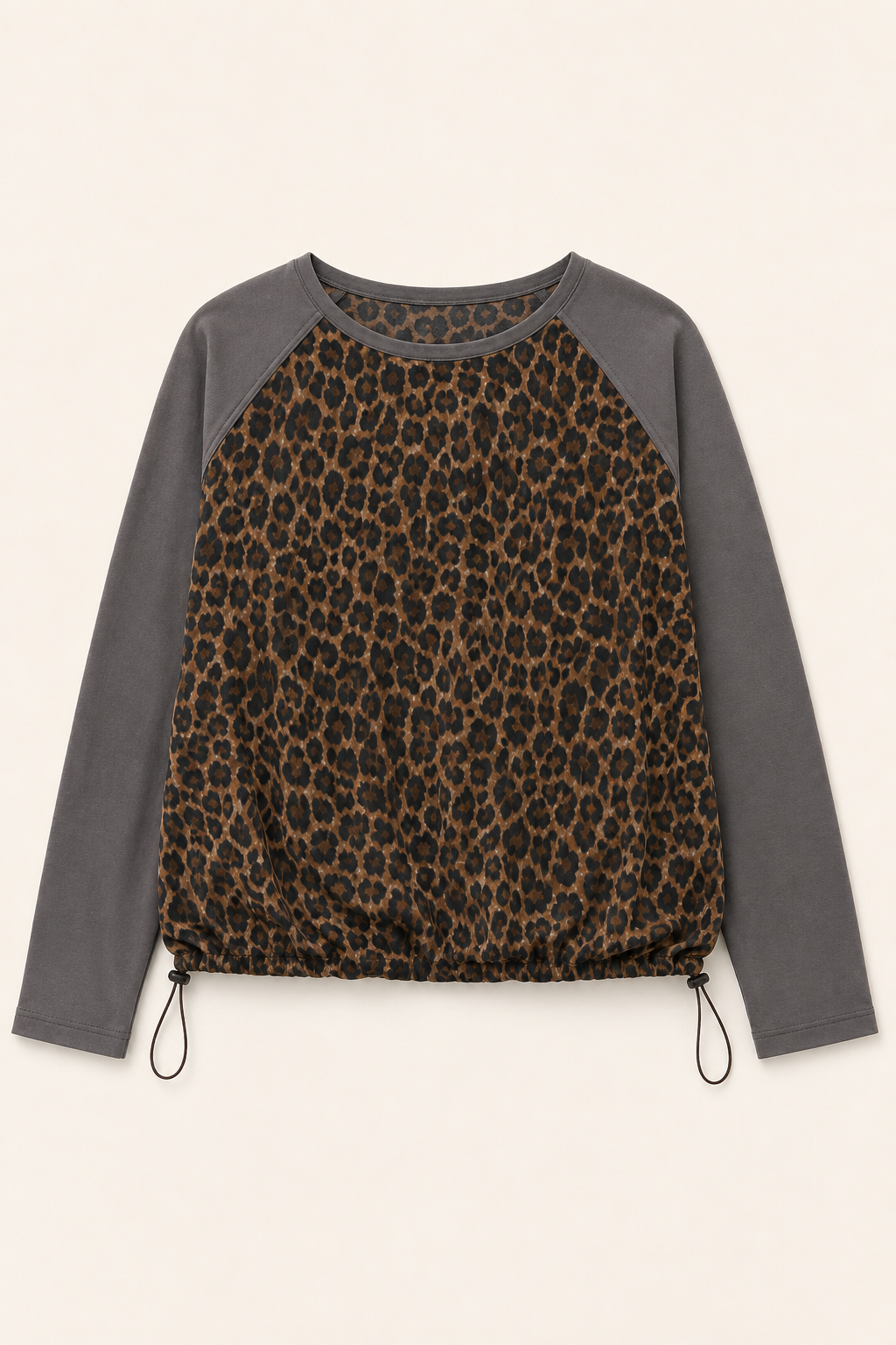 Ken Animal Print Raglan Top