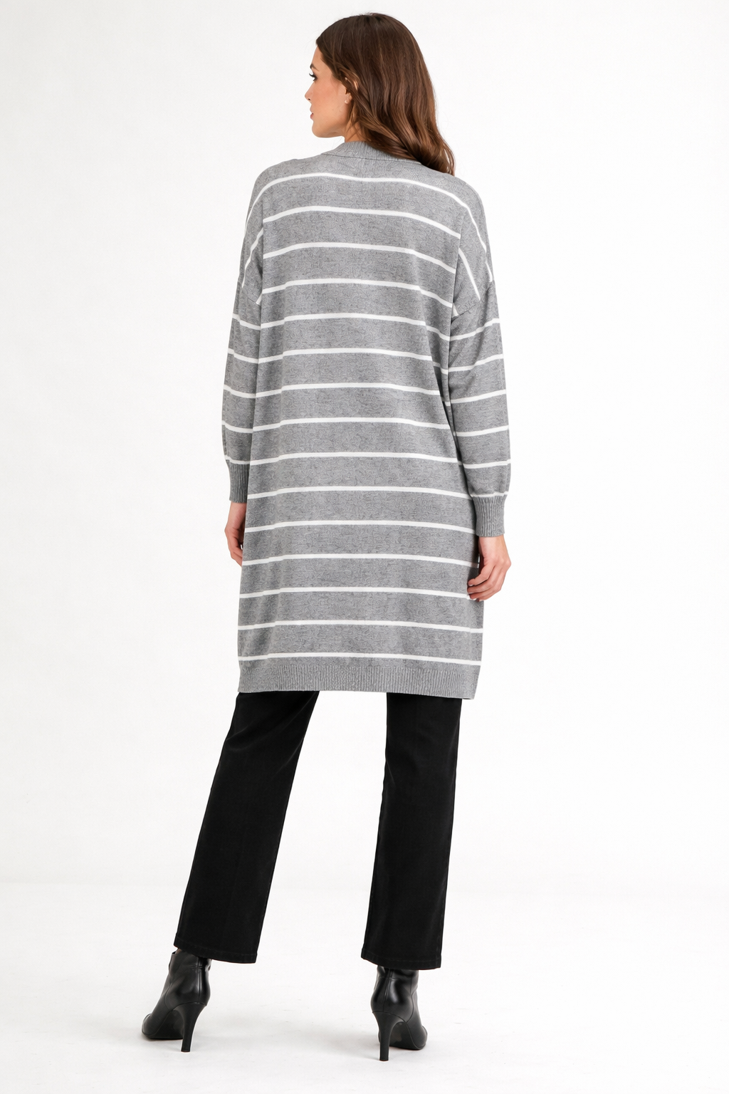 Shayla Stretch Knitted Sweater Cardigan