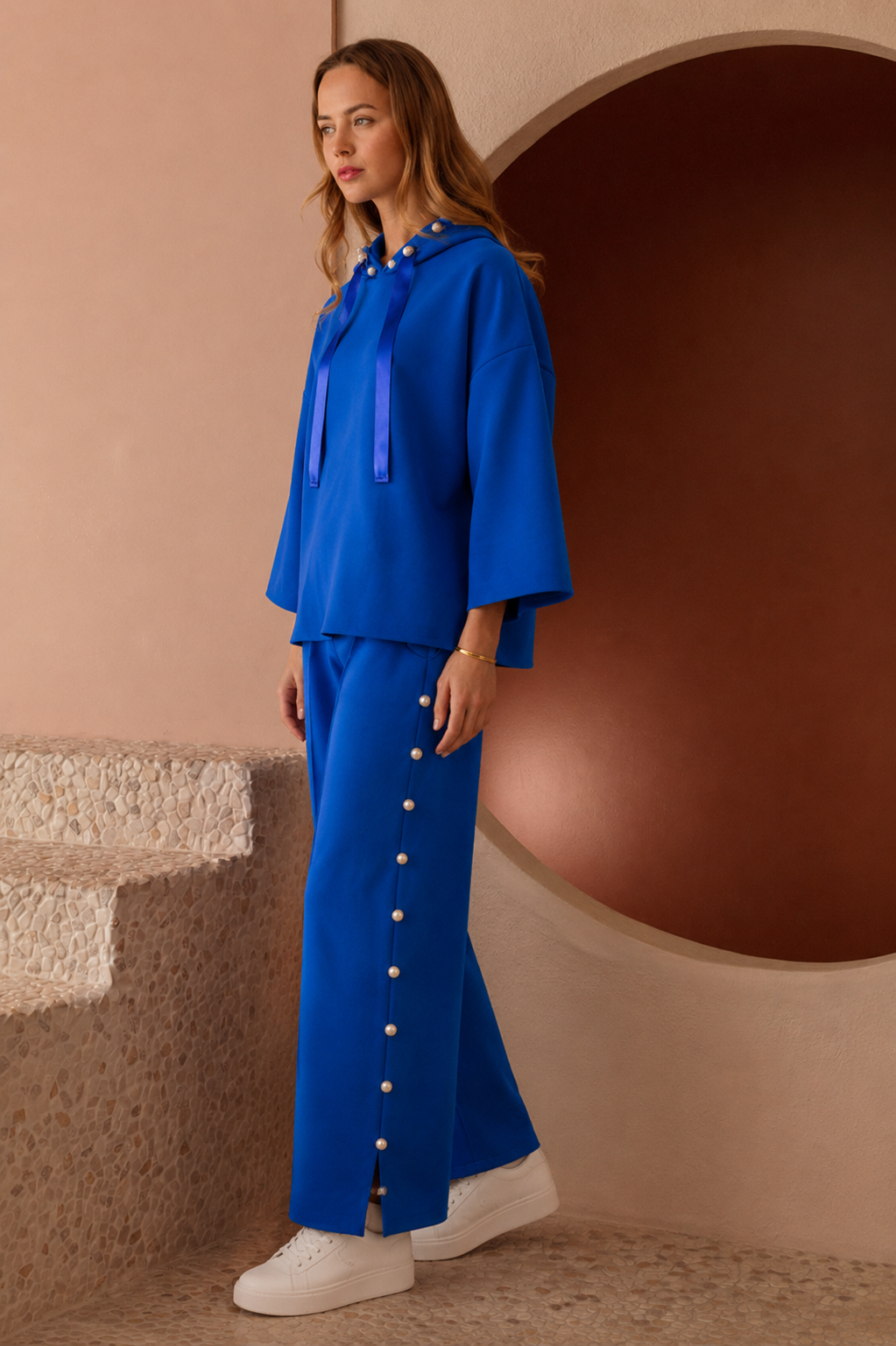 Farrah French Scuba Pearl Pant