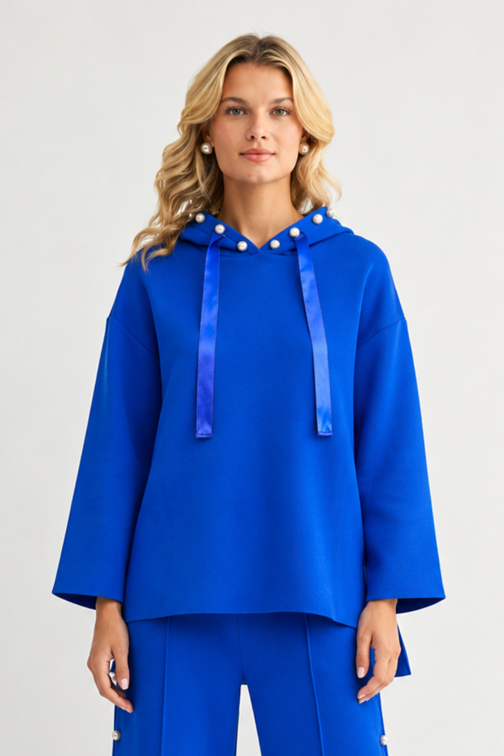 Francine French Scuba Pearl Hoodie - Dark Colors
