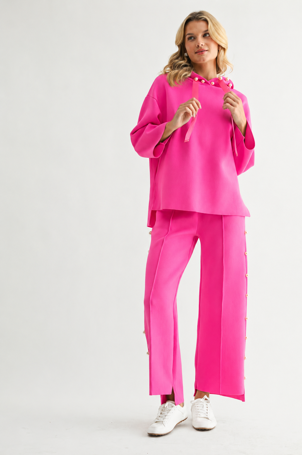 Farrah French Scuba Pearl Pant