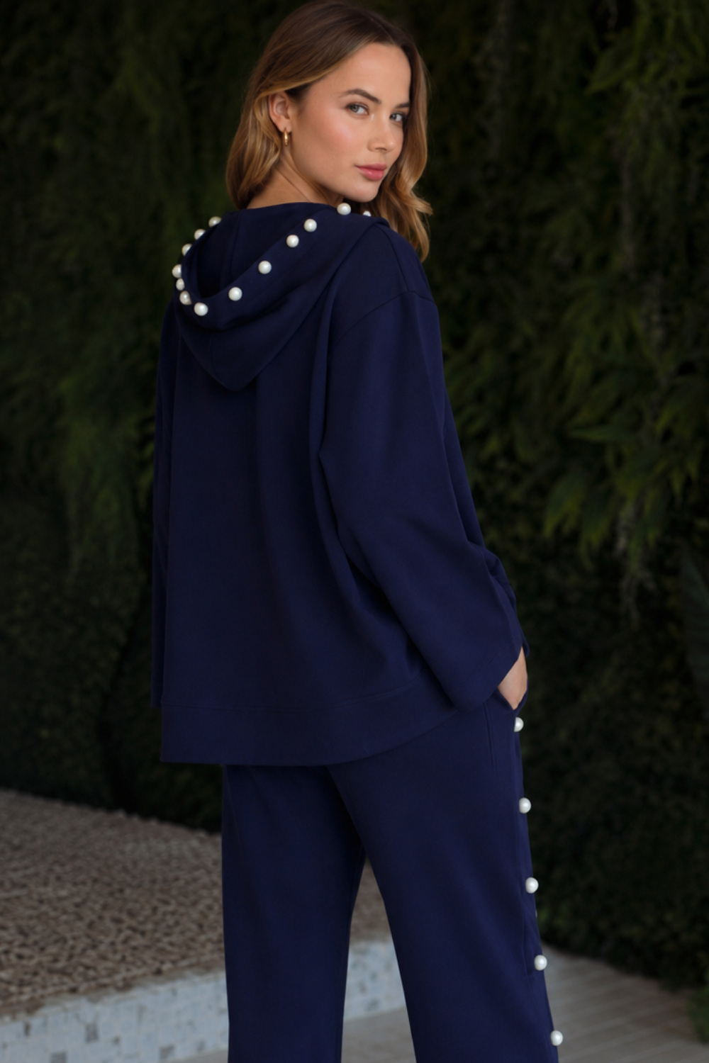 Francine French Scuba Pearl Hoodie