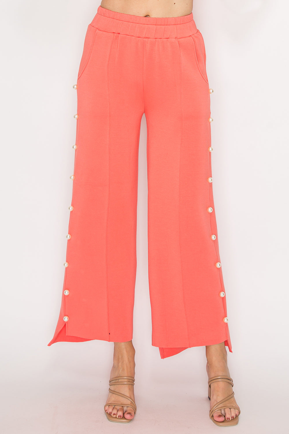 Farrah French Scuba Pearl Pant