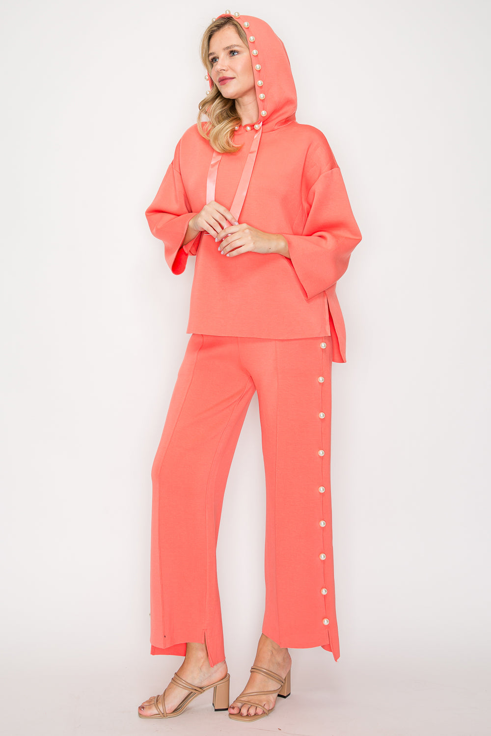 Farrah French Scuba Pearl Pant