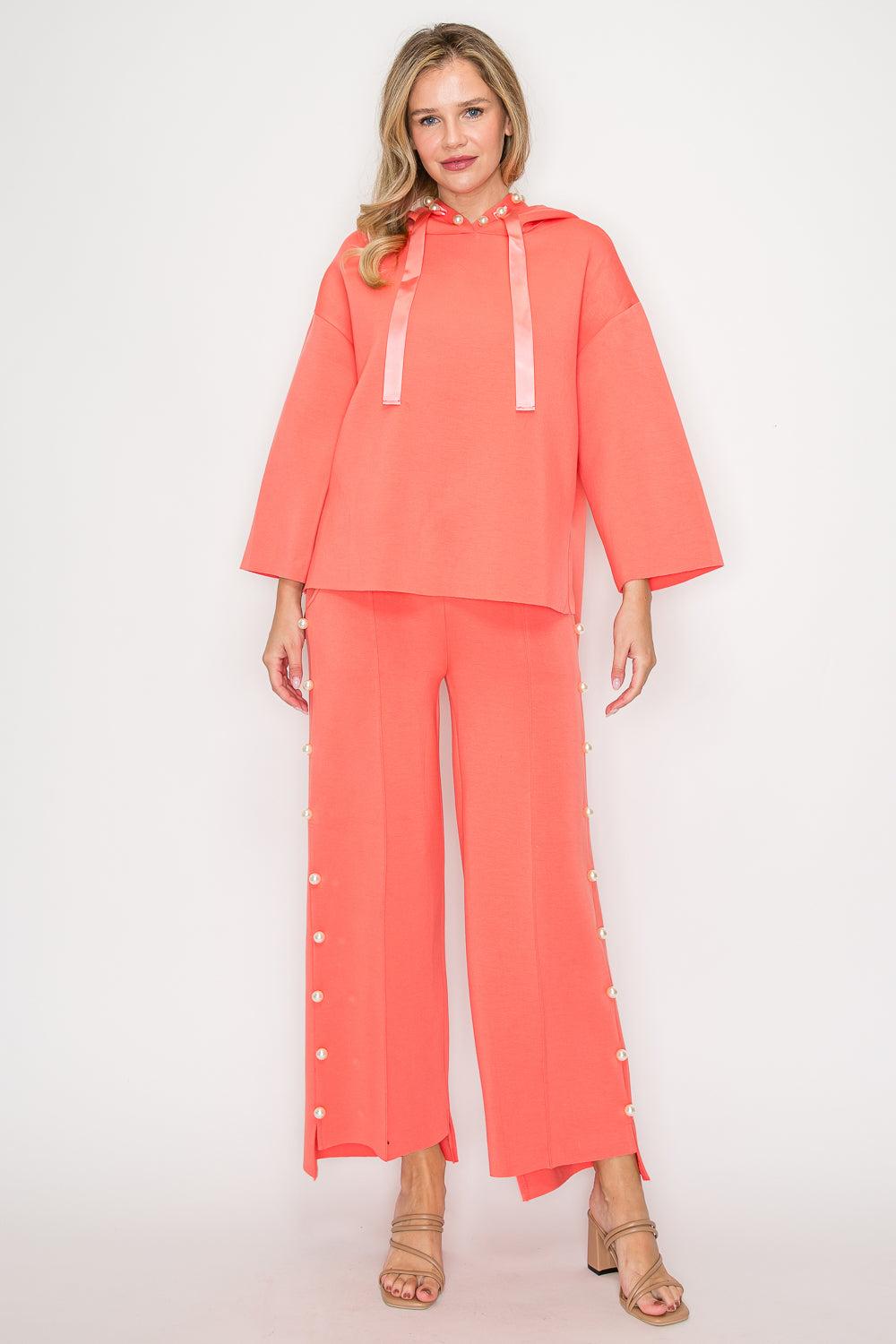 Farrah French Scuba Pearl Pant