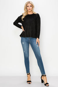 Adi Stretch Suede Top